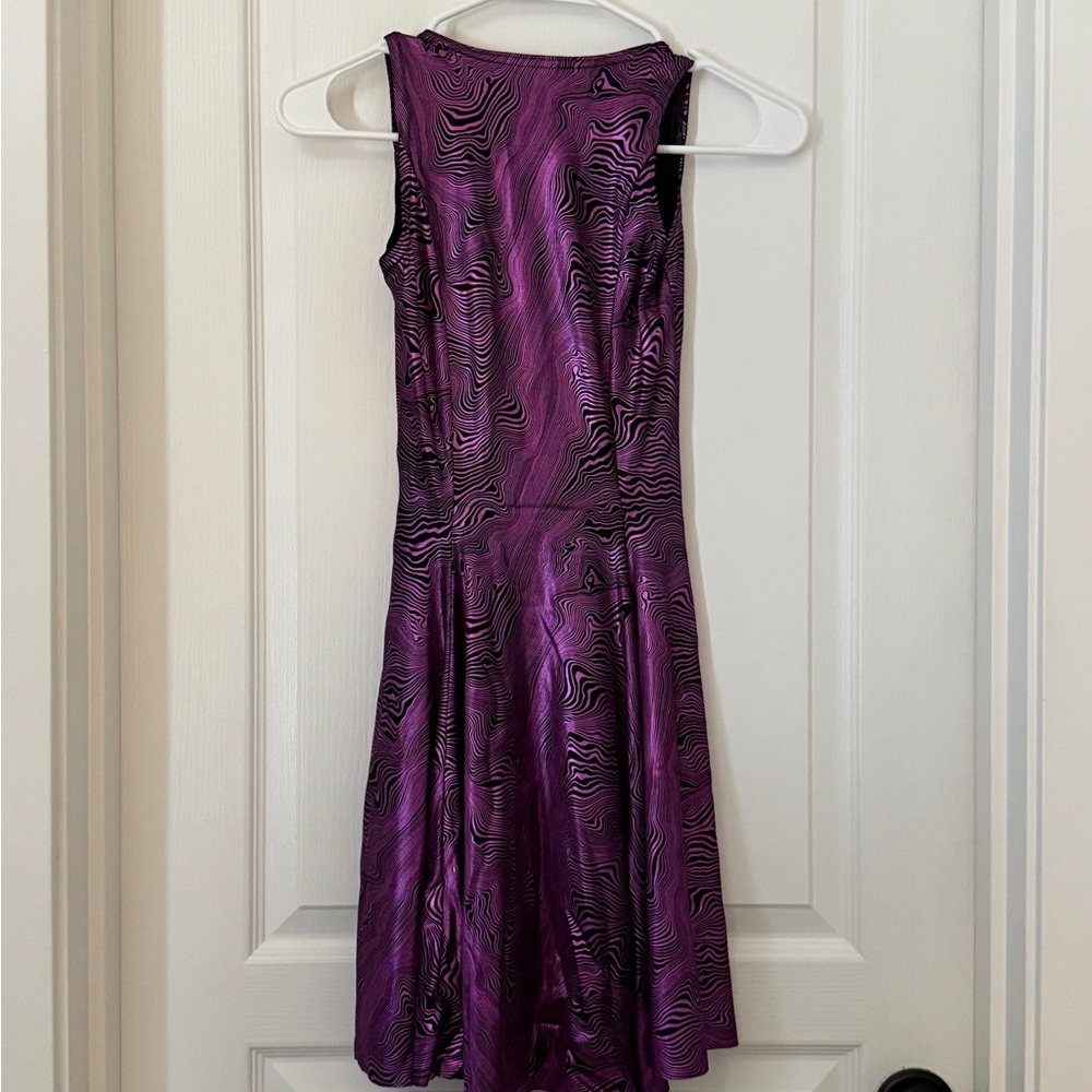 Small Blackmilk Disco Swirl Evil Zip Dress - Picture 3 of 4